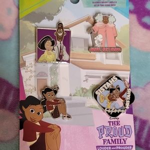 The proud family louder and prouder enamel pin set